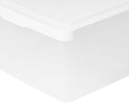 IRIS USA 12-Pack 17 Qt Storage Bins with Lids, Stackable Box, Clear/White - Image 5