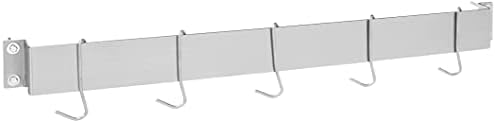 Cuisinart Chef's Classic 33-Inch Bar-Style Wall-Mount Pot Rack, Brushed Stainless by Cuisinart