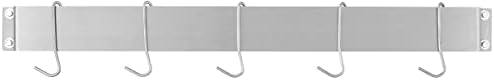 Cuisinart Chef's Classic 33-Inch Bar-Style Wall-Mount Pot Rack, Brushed Stainless - Image 2