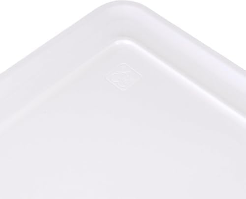 IRIS USA 4-Pack 25 Qt Storage Bins with Lids, Stackable Box, Clear/White - Image 4