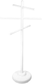 SWIMLINE HYDROTOOLS 89032 Free Standing Poolside Adjustable-Towel Rack With Water Weighted Base Three Arms Tier For Outdoors & Indoors Pool Patio Bathroom Accessory Holder Bar Drying-Stand - Image 4