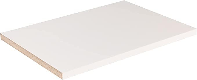 B&B HARDWARE Cabinet Shelves - 3/4'' Thick - Custom Organize Space with Stylish Shelves - Perfect Solution for Home & Office - Melamine Shelves Cut to Order (12" Depth X 10'' Inches Length) by BBHARDWARE