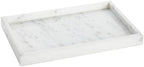 Juvale Large Marble Vanity Tray - Jewelry & Cosmetic Organizer with Drawer Organizer - Bathroom Display with Soap Tray - Home Accent Piece with Marble Decor - 11.7 x 7.7 x 1.1 in White (Pack of 6) by Juvale