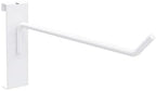 6" Grid Wall Hooks, White, Metal Gridwall Display Accessories by DEFINEYOURQUALITYLIFE