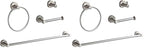 BGL Bathroom Accessory Set Brushed Nickel 4-Pieces Bathroom Towel Rack 24 Inches Adjustable Bathroom Hardware Set (Pack of 2) by BGL