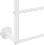 10 Tier Wall Mounted Rack,Scarf Display Stand,Belt Pants Hangers Scarves Hijab Stand, Towel Rack Ribbon Holder,Wrapping Paper Spool Storage for Retail Store - Image 6