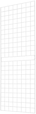 Grid Wall Commercial Grade Gridwall Panels – Heavy Duty Grid Panel for Any Retail Display Wall Grid 2' Width x 6' Height, White (Pack of 1) Easily Portable by 7RiversART