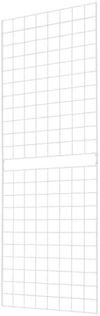Grid Wall Commercial Grade Gridwall Panels – Heavy Duty Grid Panel for Any Retail Display Wall Grid 2' Width x 6' Height, White (Pack of 1) Easily Portable by 7RiversART