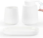 BosilunLife Ceramic Bathroom Accessories Set 3 Pcs by BosilunLife