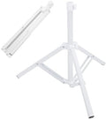 Beach Umbrella Stand Base,Portable Foldable Sun Umbrella Stand White Triangular Iron Support Base for Patio Beach Garden Camping Fishing Outdoor Sunshade Stand by Qiilu