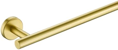 JQK Bath Towel Bar, 27 Inch Brushed Light Gold Towel Rack Bathroom, 304 Stainless Steel Thicken 0.8mm Towel Holder Wall Mount, Useable Length 24 Inch, TB110L24-BG by Homeimprovement