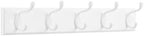 SONGMICS Wall-Mounted Coat Rack, 5 Dual Metal Hooks by SONGMICSbySONGMICSHOME