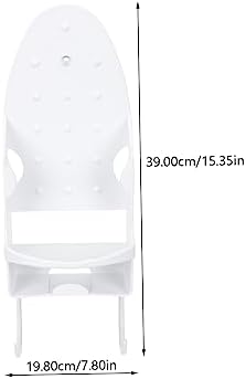 Ironing Board Wall Mount Iron Holder, White Pbt Rack for Office - Image 2