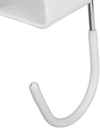 Electric Iron Holder,Heat ant 2 in 1 Wall Mounted Iron Board Rack,Iron and Ironing Board Storage Organizer Shelf,for Household Bathroom Laundry Room (White) - Image 6