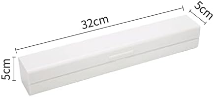 Reusable Cling Film Cutter Dispenser Adjustable Plastic Wrap Cutter Multifunctional Tin Foil Cling Film Cutter Household Kitchen Accessories for Cooking Lover (Color : White) - Image 2