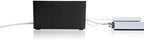 Bluelounge CableBox Mini Cable Management with Small Surge Protector, Black (CBM-BL) - Image 2