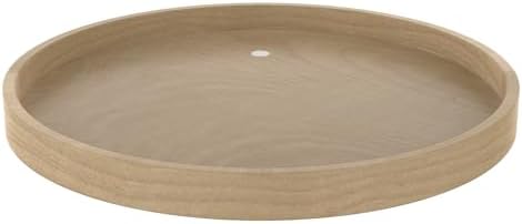 Rev-A-Shelf 24" Full Circle Lazy Susan Turntable Storage Organizer for Corner Kitchen Cabinets with Swivel Bearings, Maple Wood, LD-4BW-001-24SB-1 by Rev-A-Shelf