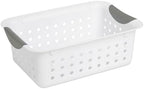 Sterilite Small Ultra Basket Plastic Storage Organizer Bin, White, 36-Pack by Sterilite