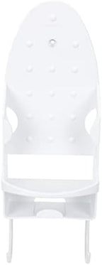Ironing Board Wall Mount Iron Holder, White Pbt Rack for Office by VALICLUD
