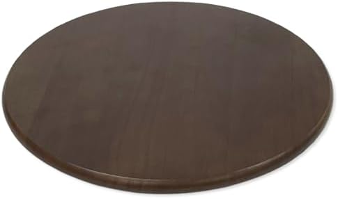 Woodard & Charles Round Wood Lazy Susan Turntable, 16", Walnut Stain 6 Pack - Image 2