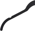Amazon Basics Space Saving Slim Velvet Non-Slip Clothes Hangers for Closet Organization, Black, 100-Pack - Image 5