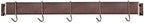 Cuisinart Chef's Classic 33-Inch Bar-Style Wall-Mount Pot Rack, Oil-Rubbed Bronze by Cuisinart