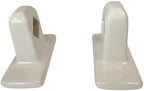 Beige Bone Almond Ceramic Tile Towel Bar Rod Rack Post Holder Porcelain Bracket Set Vintage Mid Century Modern Retro - Image 2