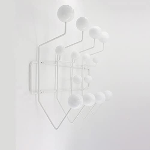 SHISEDECO Mid Century Modern Hang it All Coat Rack Wall Mount Hanger White - Image 3