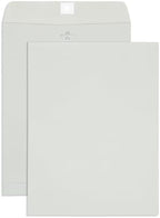 Blue Summit Supplies 100 9" x 12" Gray Kraft Clasp Envelopes, Gummed by BlueSummitSupplies