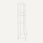 Amazon Basics Over the Toilet Storage Organizer, 3-Tier with 2 Paper Holders, 13.8 x 31.9 x 64.9 Inches, White - Image 4
