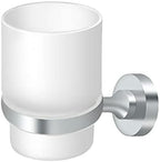 Tooth Brush Holder with Glass,Nobe Seri by Deltana