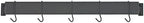 Cuisinart Chef's Classic 33-Inch Bar-Style Wall-Mount Pot Rack, Matte Black by Cuisinart