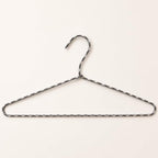 Clothes Hangers 30 Pack – Space Saving Fabric & Metal Hangers, Non-Slip Pant & Coat Hangers, Room Essentials, Closet, Durable Wardrobe Storage, Suits & Pants – Natural/White - Image 6