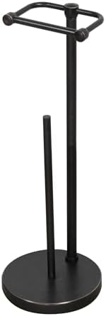 RARXTR Toilet Paper Holder Stand, Post Pivoting Design Free Standing Toilet Paper Holder with Storage for 4 Rolls, 304 Stainless Steel Tissue Holder with Reserve, Heavy-Duty Base (Oil Rubbed Bronze) by ElevateYourSpaceChooseRARXTR