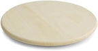 Woodard & Charles Round Wood Lazy Susan Turntable, 16", Whitewash, 6 Pack - Image 2