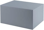 Leather Desk Organizer with 3 Drawers/Tray, Executive Office Supplies Desktop Filing A4 File Cabinet/Holder, Stackable Storage Box Grey (Gray) - Image 3