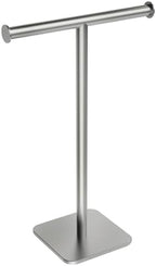 RUACQ T-Shape Hand Towel Holder Stand, 16inch, Brushed Nickel by Ruacq