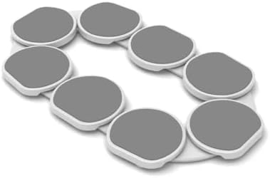 Light Gray- The Lazy Susan Revolution - The First Patented Lazy Susan Turntable Expandable for Rectangular & Oblong Tables - Kitchen & Dining Tables - Great Gift! Parties & Gatherings - Image 2