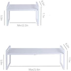 2-Pack Expandable Shelf Organizer for Kitchen Countertop, kitchen organizers and storage，under sink expandable shelf organizer - Image 3