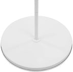 Rotating Tie Rack,Free Standing Belt Display Shelf with Adjustable Feet,66.1in High Metal Scarf Hanger Stand Retail Display Racks for Clothing Store (White) - Image 6