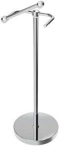 RARXTR Toilet Paper Holder Stand, Post Pivoting Design Free Standing Toilet Paper Holder, SUS304 Stainless Steel Toilet Paper Roll Holder, Heavy Stable Base (Chrome) by ElevateYourSpaceChooseRARXTR