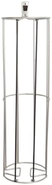 Rubbermaid Garage FastTrack Vertical Ball Rack Satin Nickel Wall Mounted Storage System Holds up to 50 pounds for Home/Garage Silver by Rubbermaid