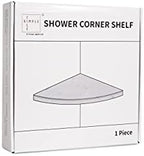 Genuine Marble Corner Shelf for Bathroom Shower Wall, 9"X9"X5/8", Both Sides Polished (CWMT9SHELF - Carrara White) - Image 3