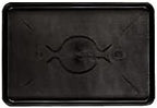 Gardener's Supply Company Entrance Boot Tray | Multi-Purpose All Weather Waterproof Indoor and Outdoor Shoe Mat Made with 100% Durable Recycled Plastic | 22" L x 15.5" W 2" Deep, Black - Size Small - Image 3