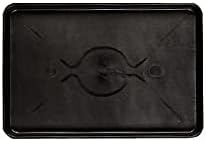 Gardener's Supply Company Entrance Boot Tray | Multi-Purpose All Weather Waterproof Indoor and Outdoor Shoe Mat Made with 100% Durable Recycled Plastic | 22" L x 15.5" W 2" Deep, Black - Size Small - Image 3