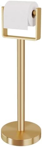 YUMORE Heavy Duty Toilet Paper Holder Stand, Extra-Weighted Base No Tipping by YUMORE