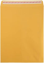 JAM PAPER 12 x 15 1/2 Open End Catalog Envelopes with Peel and Seal Closure - Brown Kraft - Bulk 500/Box by JAMPaper