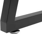 Scarf Display Stand, 10 Tier Metal Scarf Holder Organizer, Freestanding Scarf Rack for Commercial Clothing Retail Store, Adjustable Feet Towel Rack Ties Belt Pants Hanging Rack (Black) - Image 5