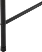 3-Tier Over Toilet Storage Rack, Black Steel Bathroom Space Saver Shelving Unit, 22.83x9.65x59.75 Inch, 30 lb Capacity - Image 5