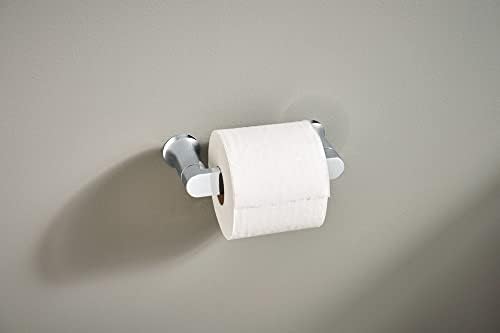 Moen Genta LX Modern Wall Mount Pivoting Toilet Paper Holder for Bathroom, Chrome, BH3808CH - Image 6